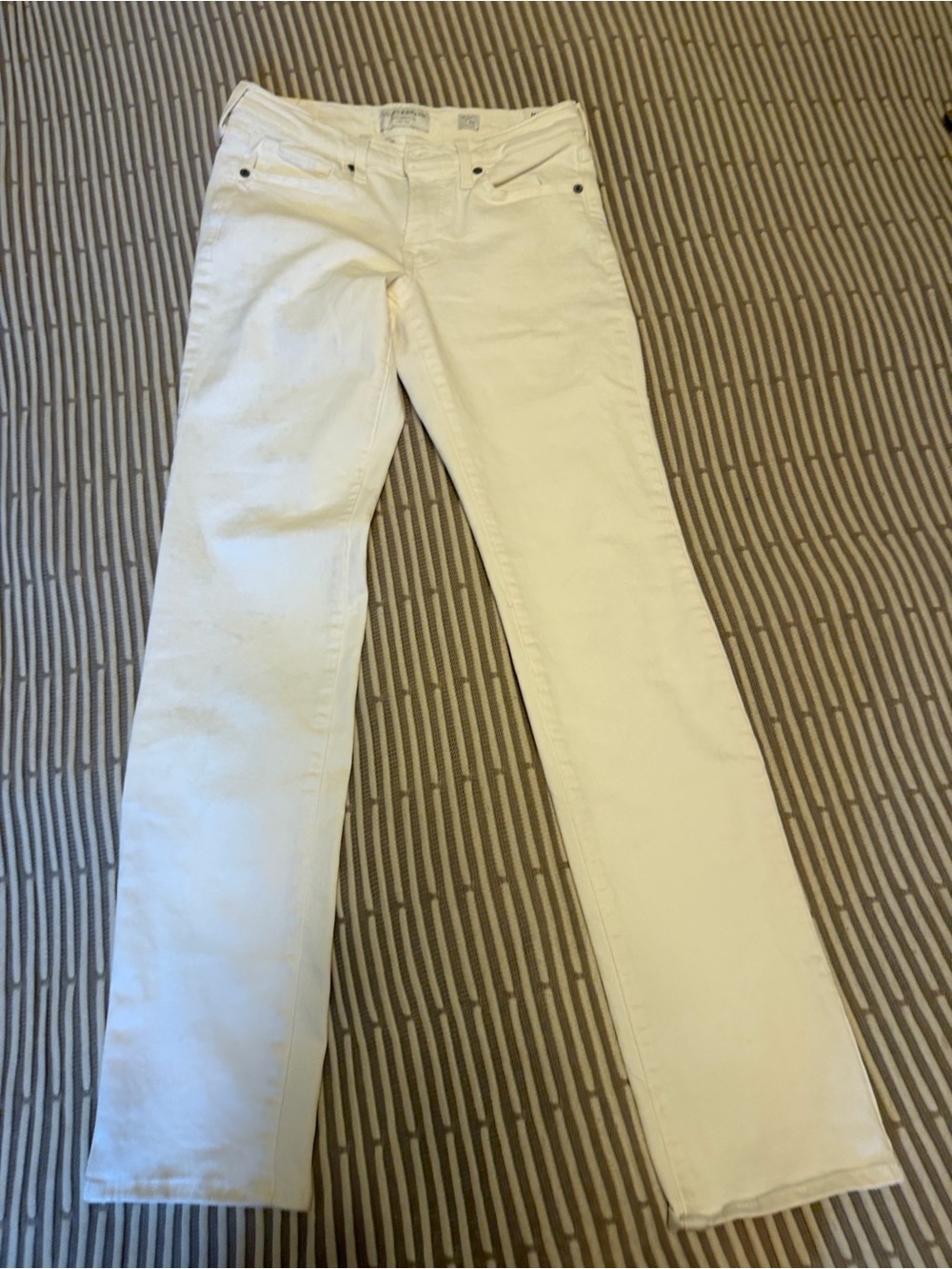 Lucky Brand Women's White Flare Jeans